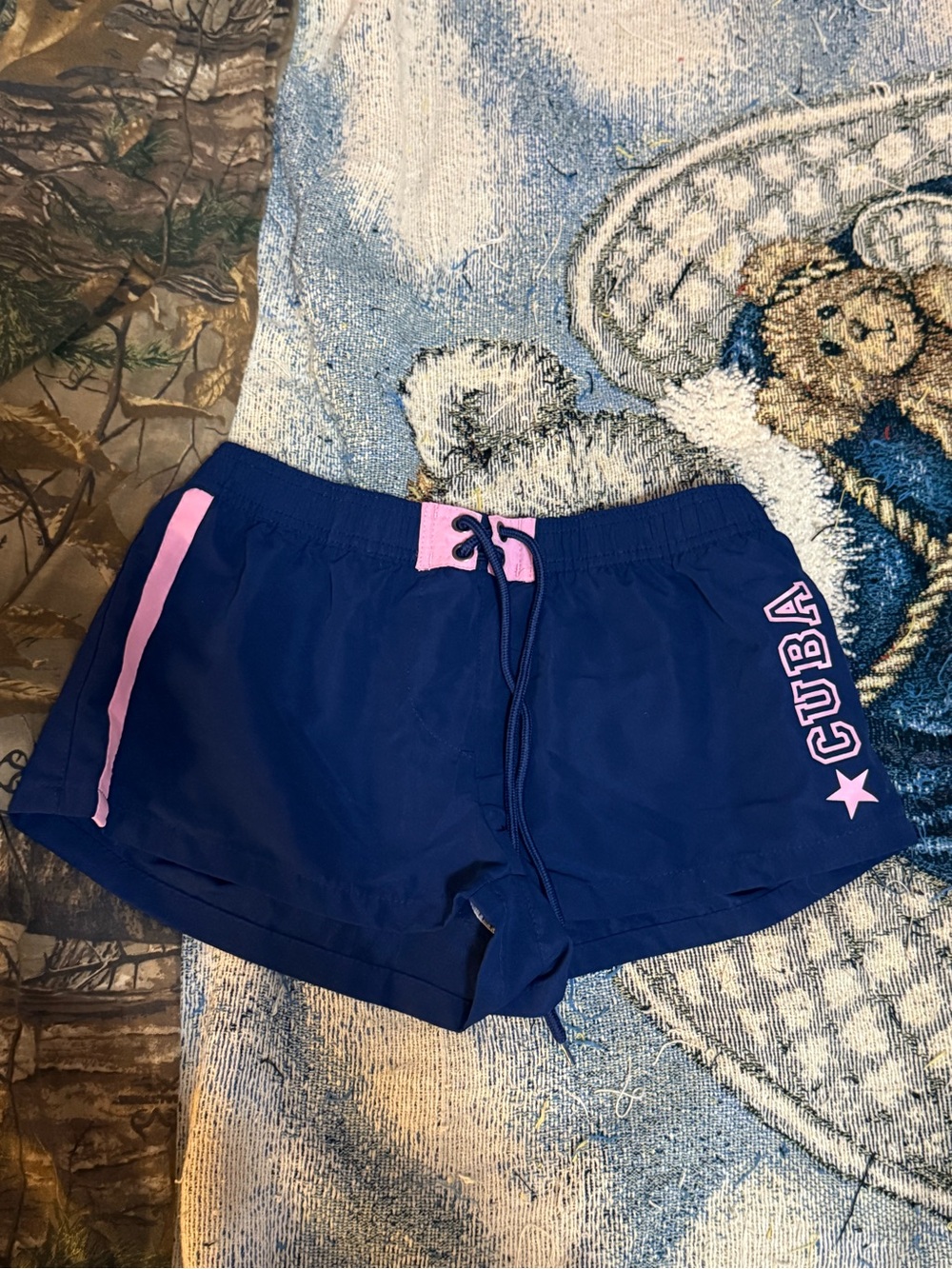 Y2K Cuba mini shorts